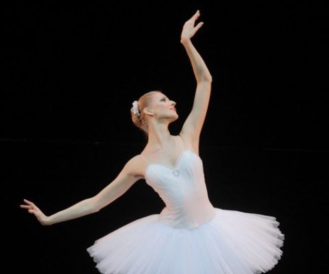Olga Esina dances at the general rehears