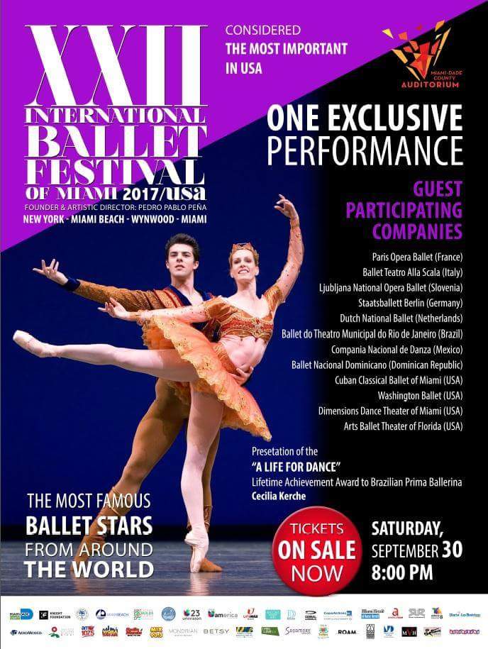 Porto l’ITALIA all’ International Ballet Festival di Miami