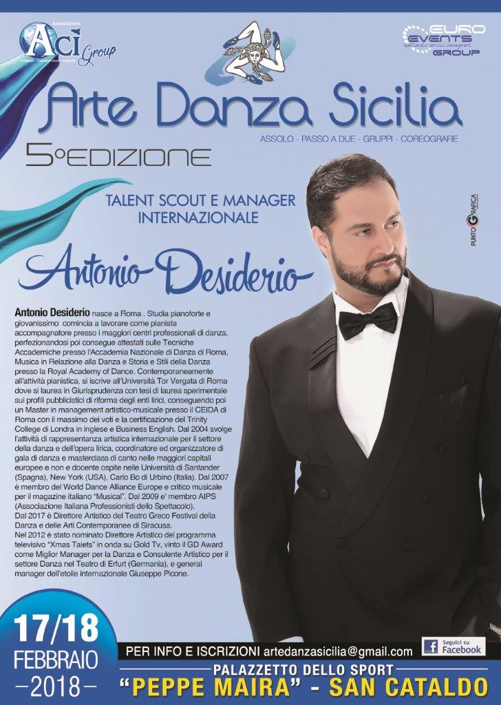 ANTONIO DESIDERIO AD ARTE SICILIA DANZA