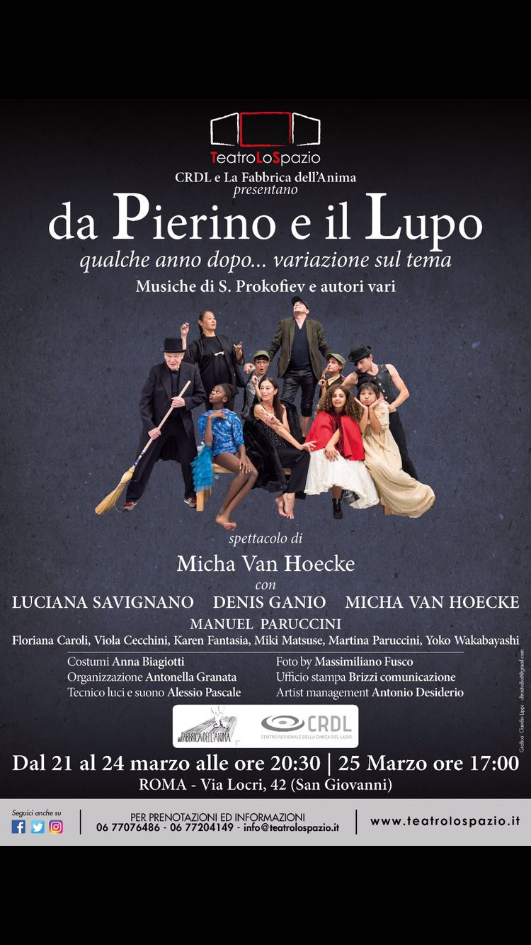 “PIERINO E IL LUPO” – TEATRO LO SPAZIO, ROMA