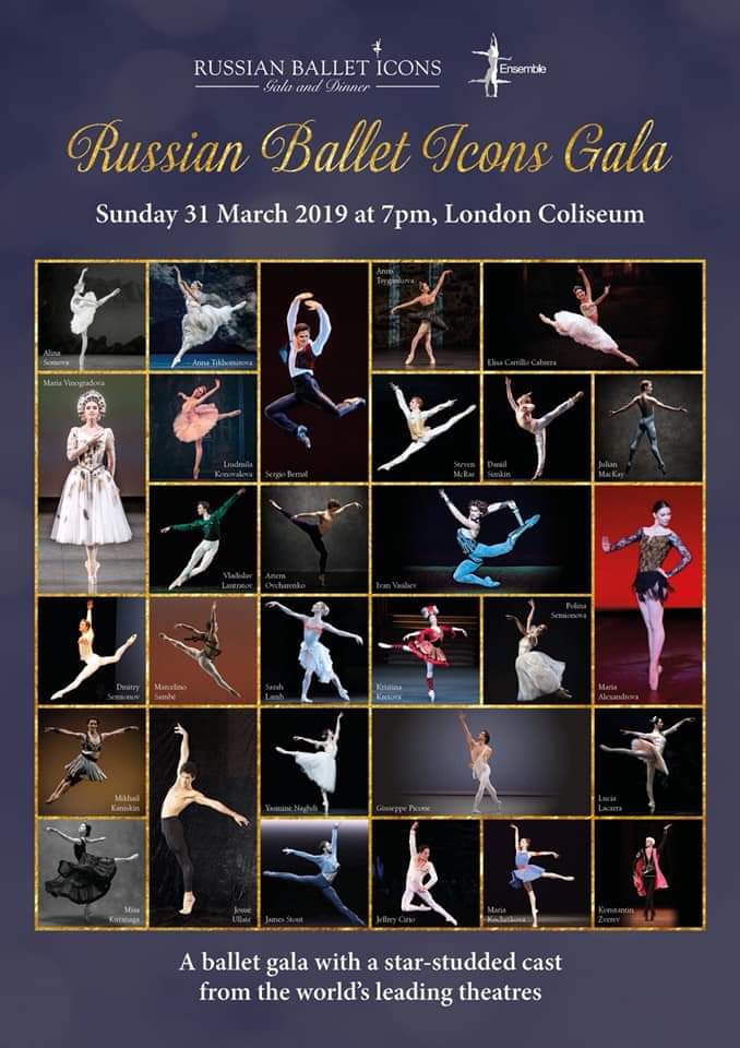 RUSSIAN BALLET ICONS – TEATRO COLOSEUM – LONDRA