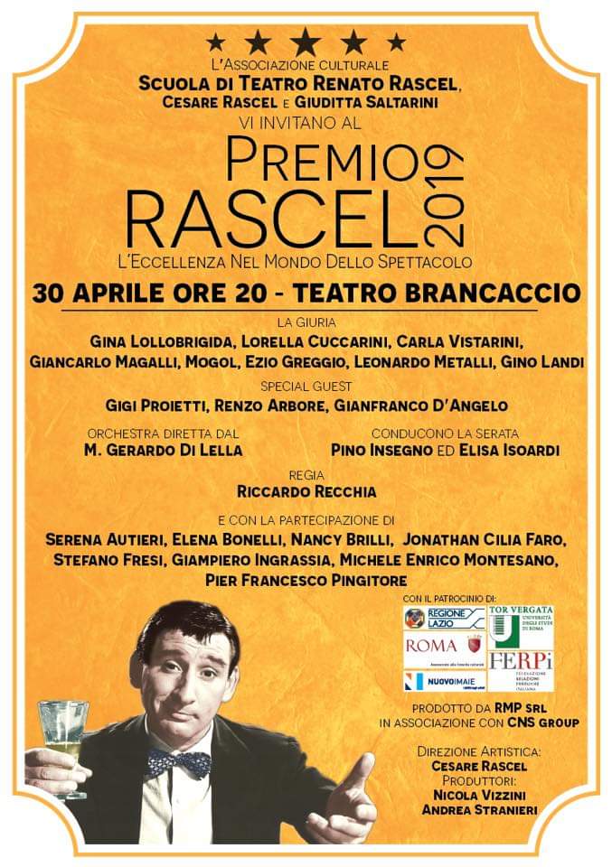 PREMIO RASCEL, Teatro Brancaccio, Roma