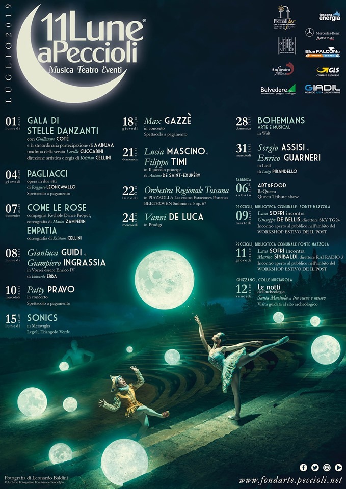 GALA DELLE STELLE DANZANTI – Festival 11 Lune di Peccioli, Anfiteatro Mazzola