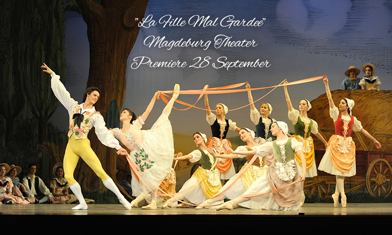 “LA FILLE MAL GARDEE”, MAGDEBURG THEATER, GERMANIA