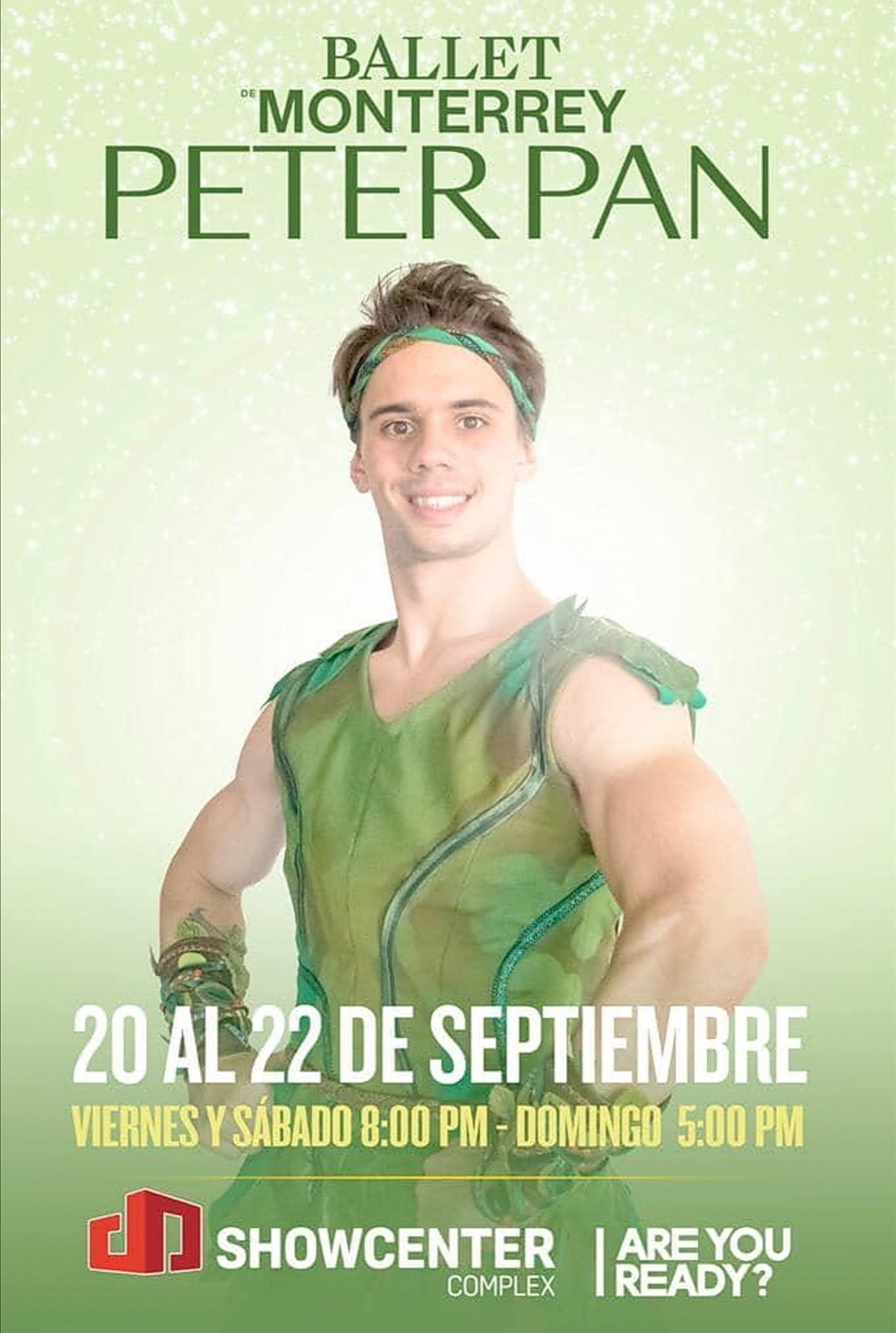 LUCIANO PEROTTO E’ PETER PAN, Ballet de Monterrey, Messico