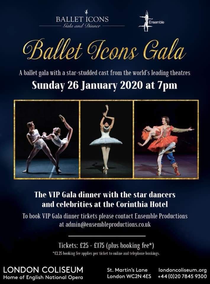 RUSSIAN BALLET ICONS GALA, Teatro Coliseum di Londra