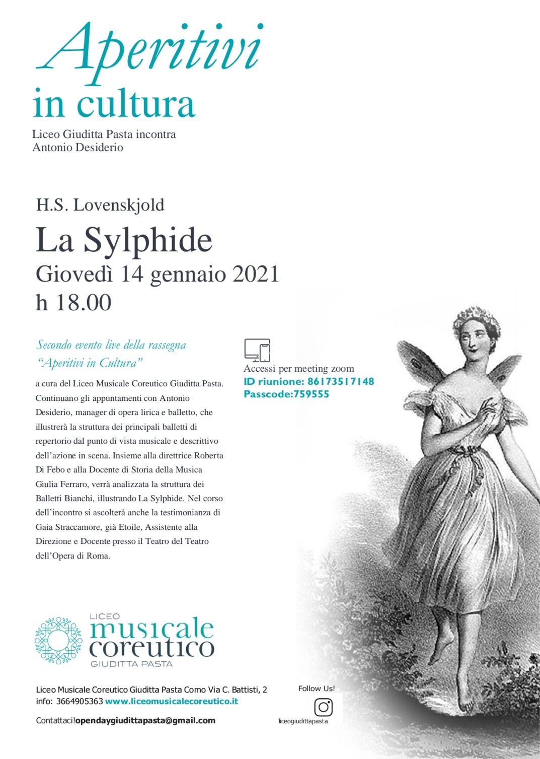 SEMINARIO “LA SYLPHIDE” – ISTUTITO COREUTICO GIUDITTA PASTA DI COMO