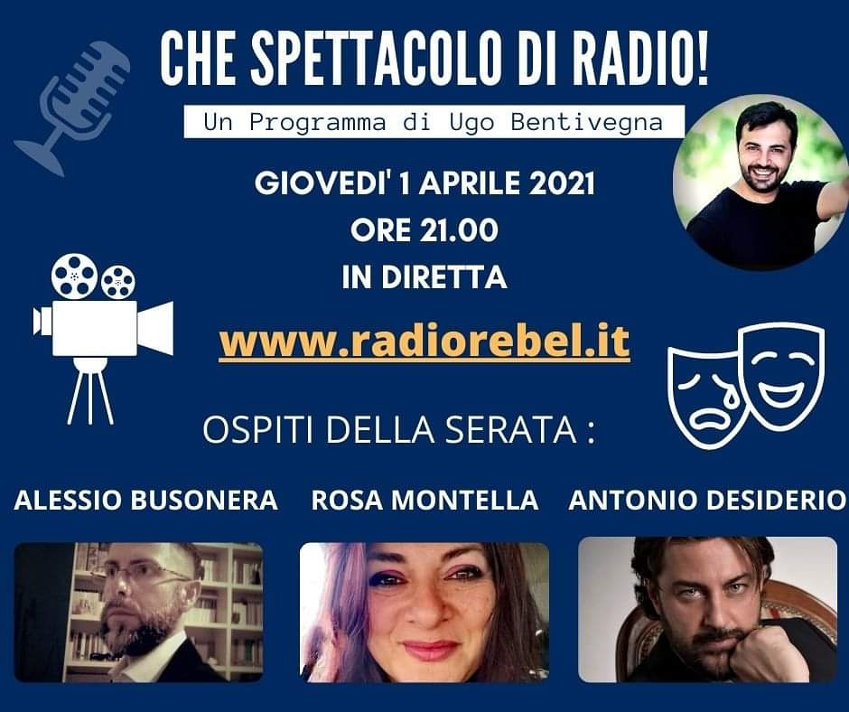 Antonio Desiderio ospite a Radio Rebel