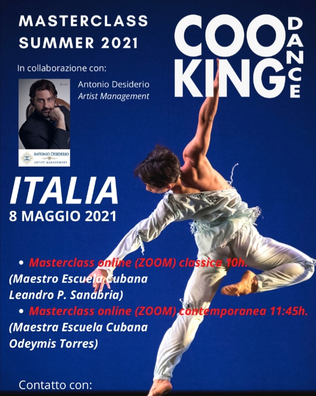 MASTERCLASS COOKING DANCE FESTIVAL DI BARCELONA