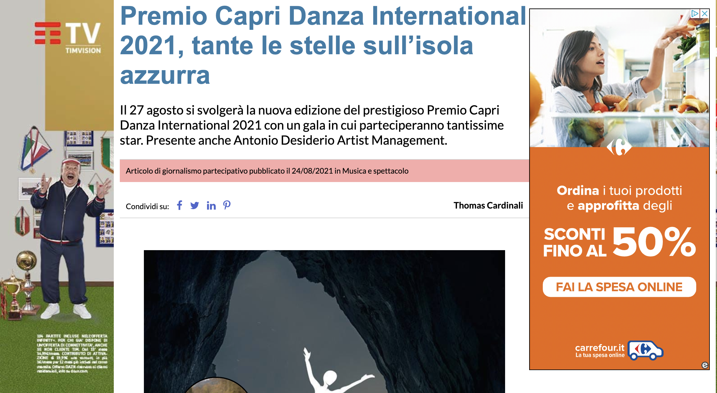 Premio Capri Danza International – Notizie Nazionali