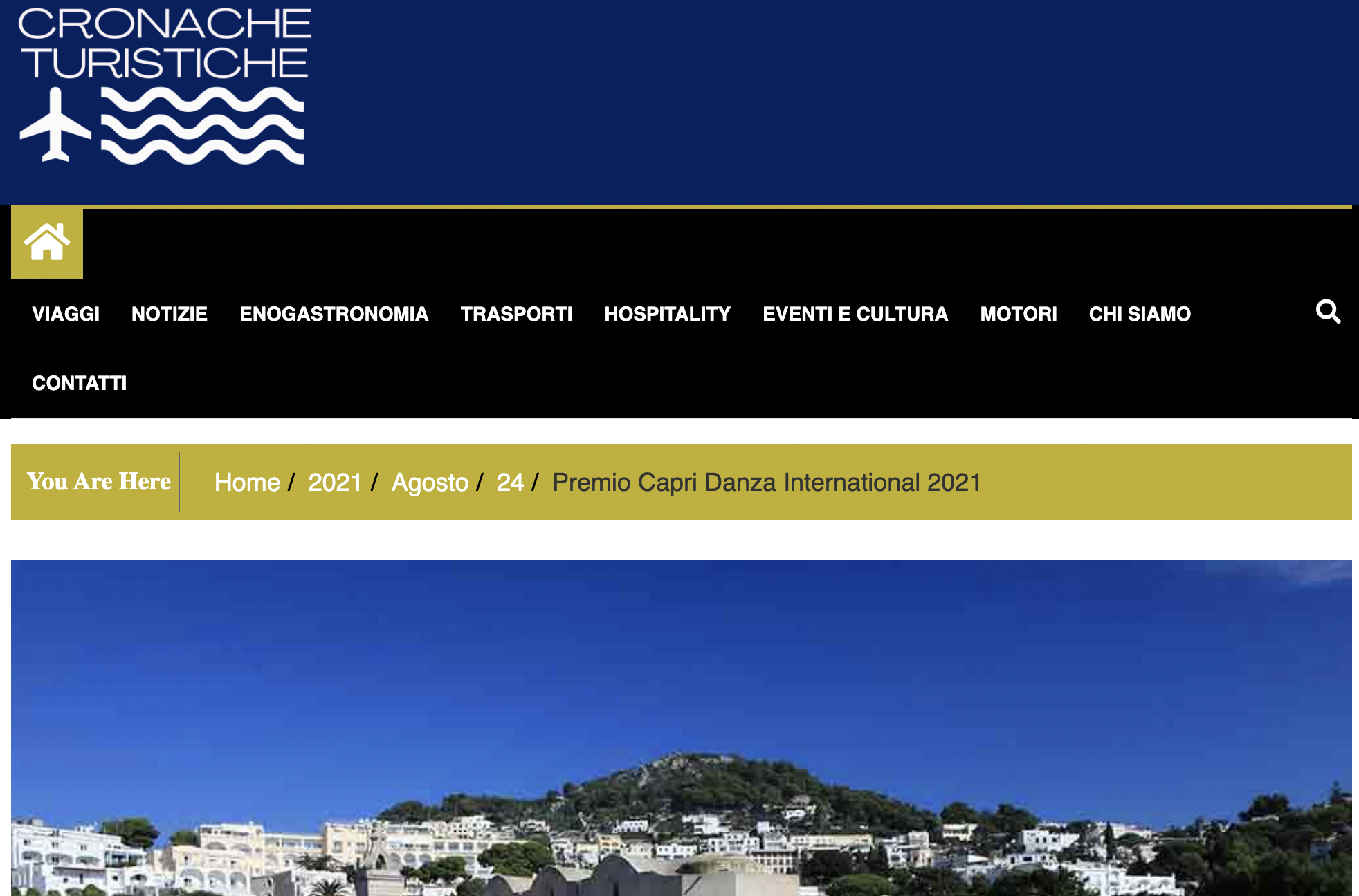 Premio Capri Danza International – Cronache Turistiche