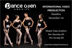 DANCE OPEN AMERICA – INTERNATIONAL VIDEO PRESELECTION