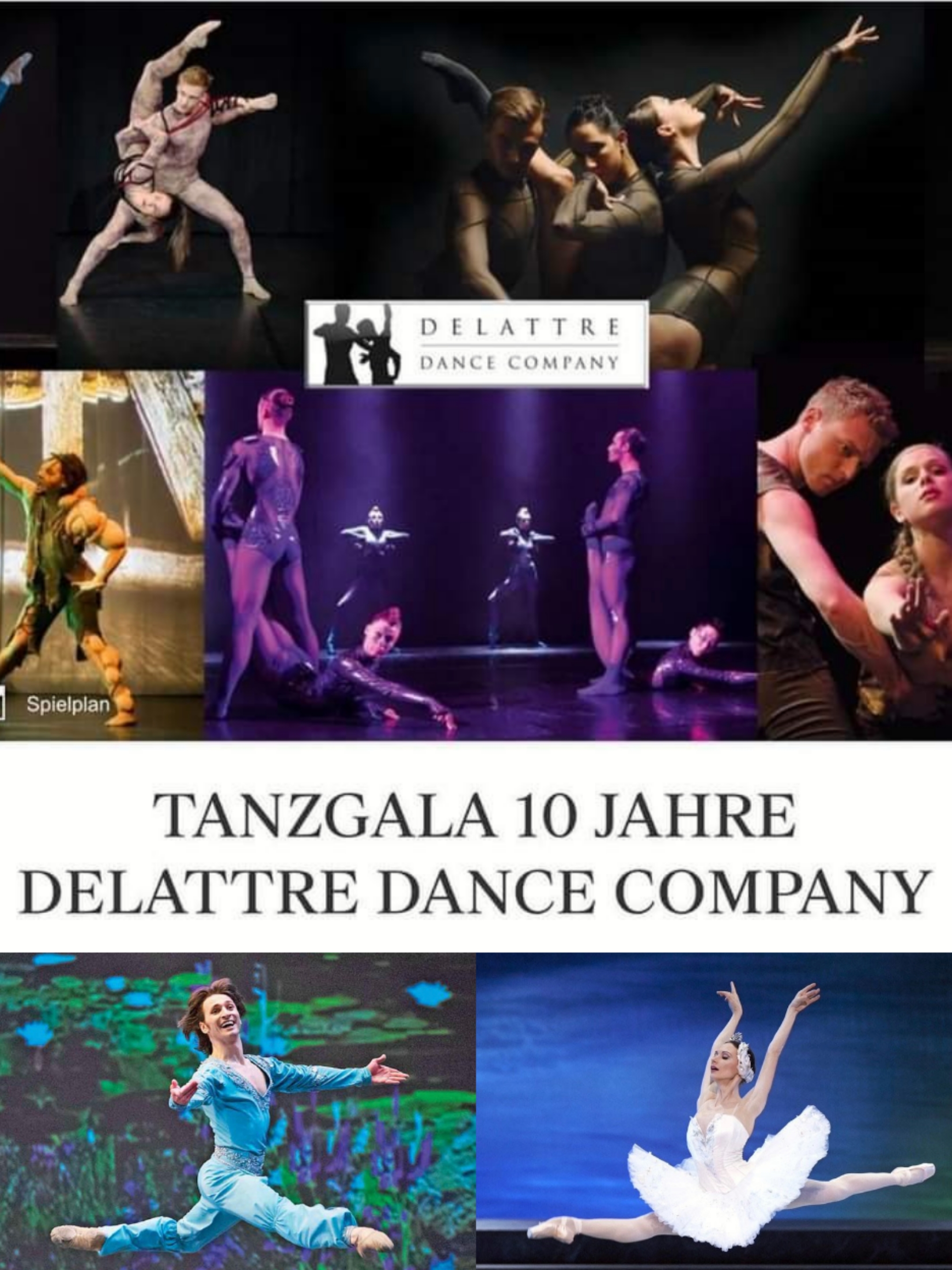 LIUDIMILLA KONOVALOVA E DINU TAMAZLACARU, OSPITI AL DECENNALE DELLA DELATTRE DANCE COMPANY