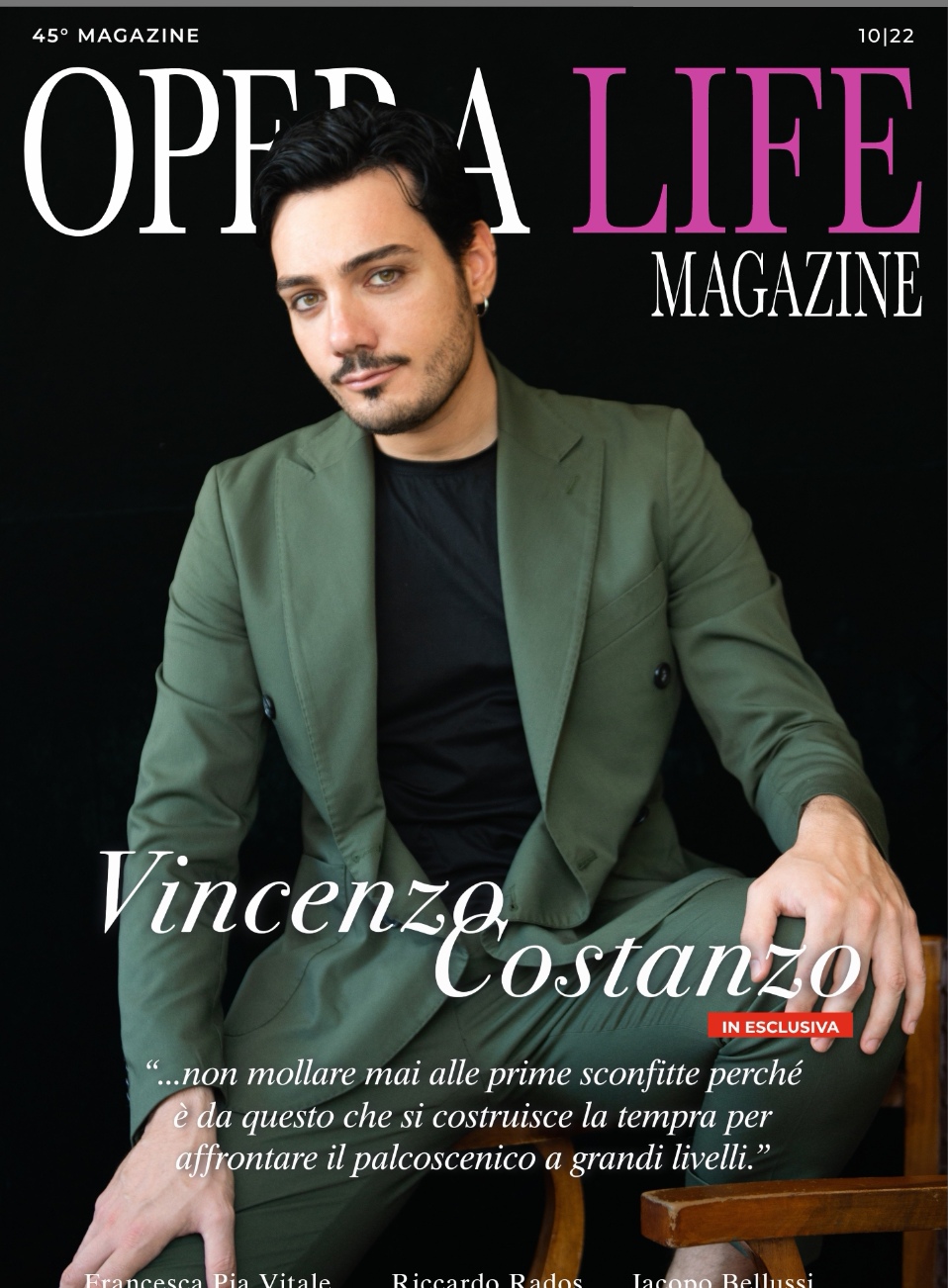 JACOPO BELLUSSI SUL NUOVO NUMERO DI OPERALIFE DI OTTOBRE 2022