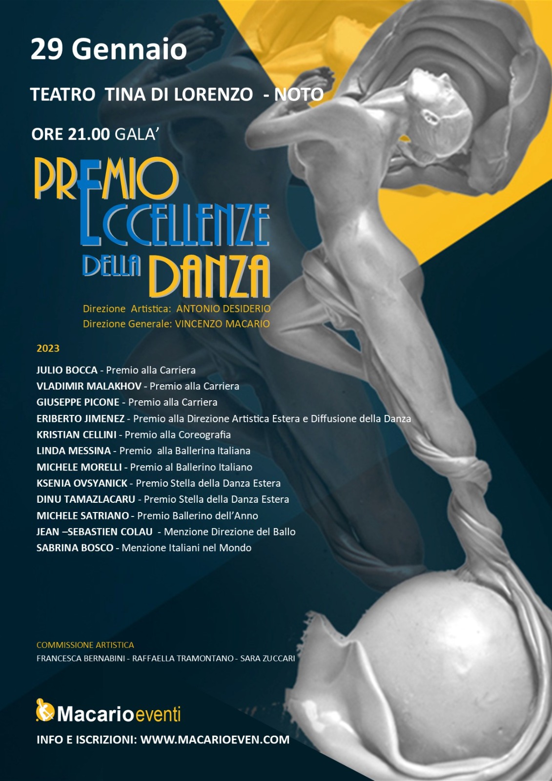 PREMIO ECCELLENZE DELLA DANZA 2023 – NOTO (Siracusa)