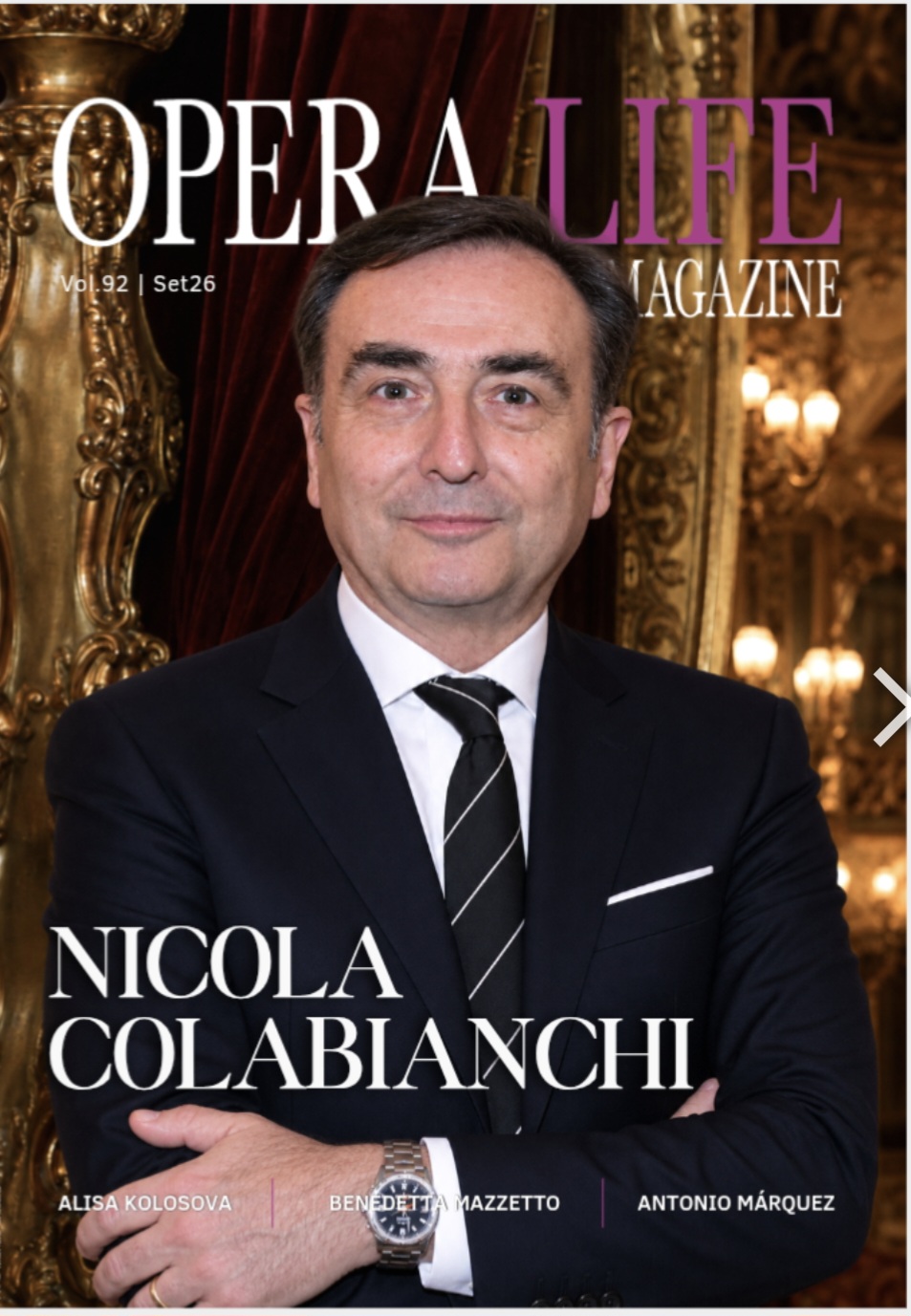 ANTONIO MARQUEZ SUL NUOVO NUMERO DI OPERALIFE