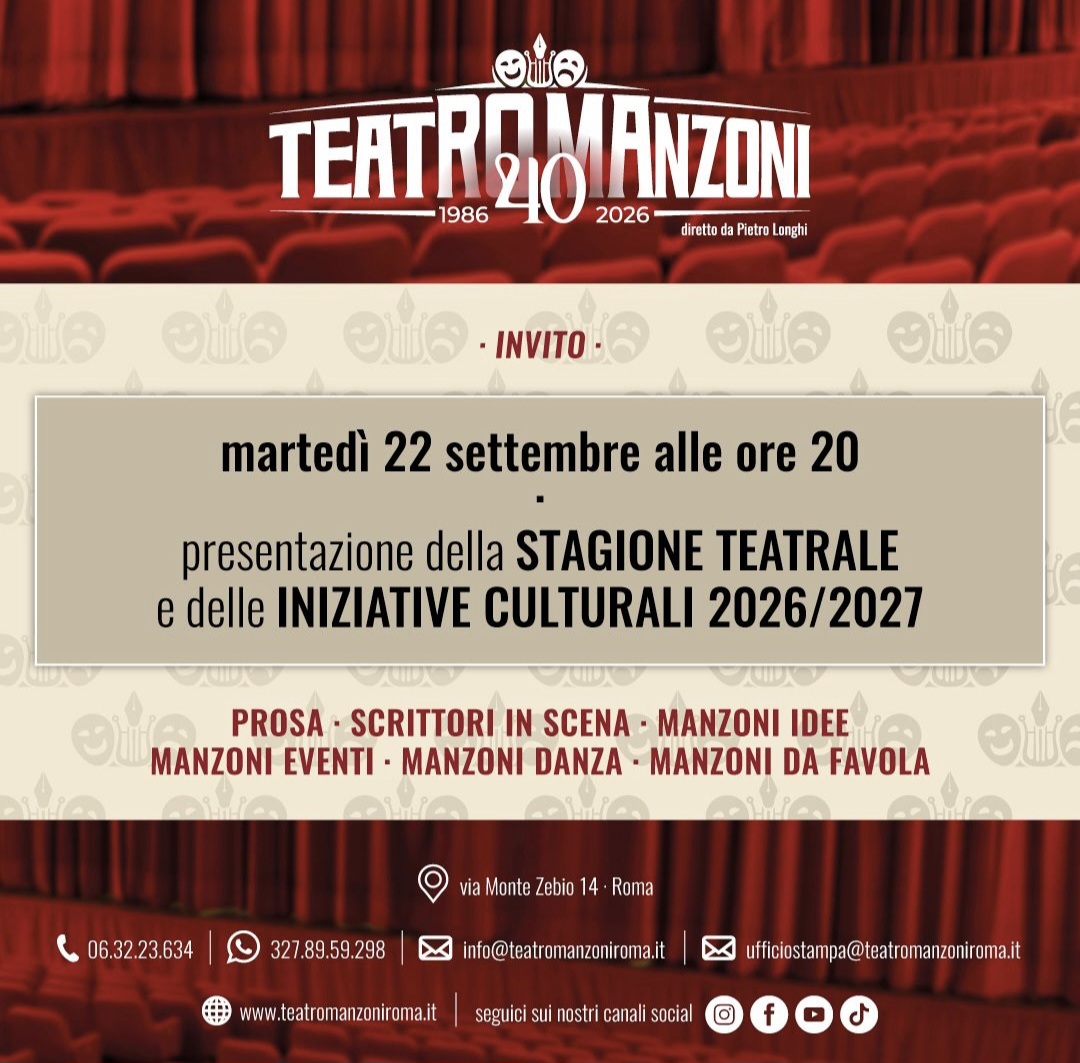 CONFERENZA STAMPA TEATRO MANZONI, Roma